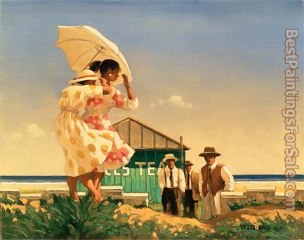 Jack Vettriano A Very Dangerous Beach